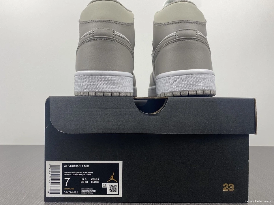 554724-082 - Jordan 1 Mid Linen 1027